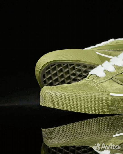 Vans Knu Skool Olive Green женские кеды