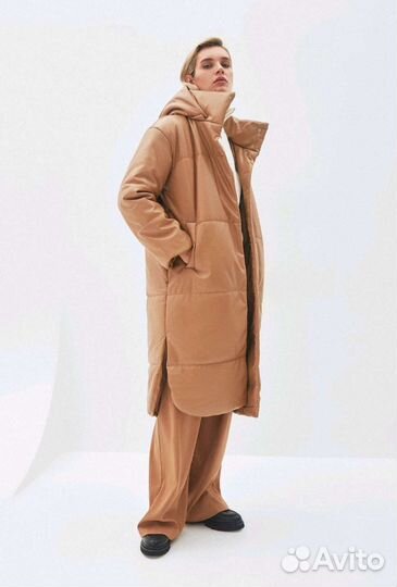 Новое пальто-пуховик Zarina 46 размер