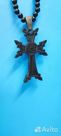 Подвеска на зеркало автомобиля - армянский крест