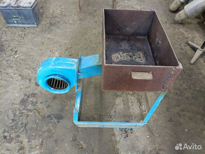Самодельный Горн с электро поддувалом 12В