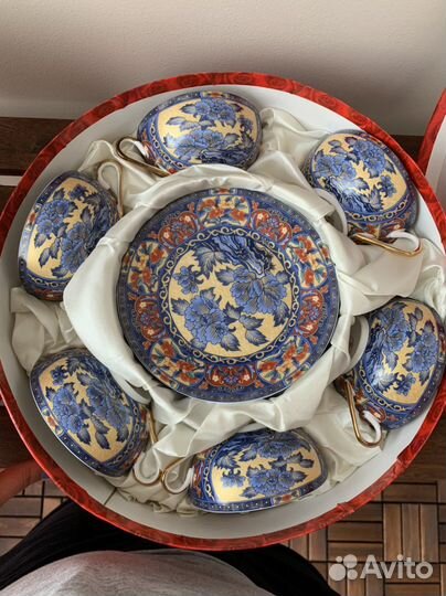 Чайный фарфоровый сервиз