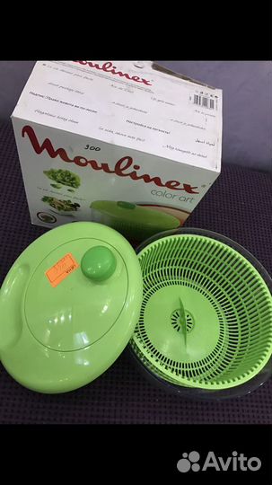 Сушилка для овощей и зелени Moulinex M8000302 с пр