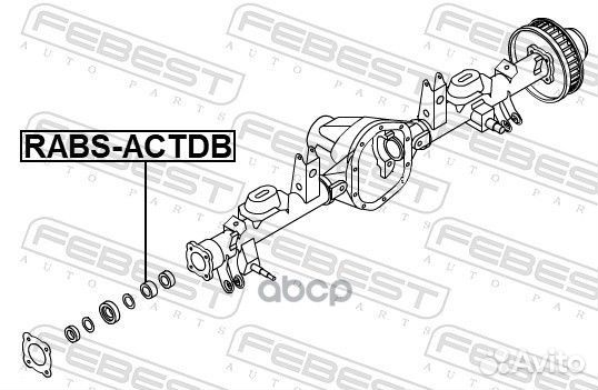 Кольцо abs rabsactdb Febest