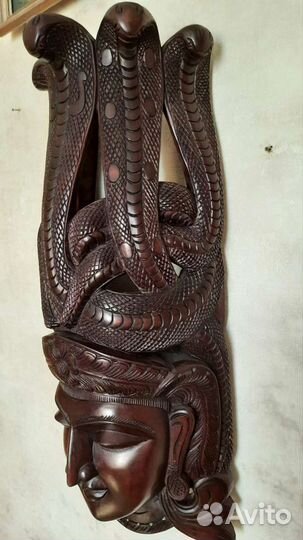 Маска-скульптура Царь Нага