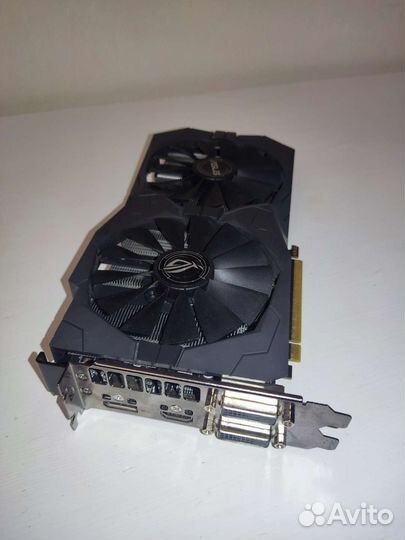 Видеокарта asus ROG-strix-RX570 4GB