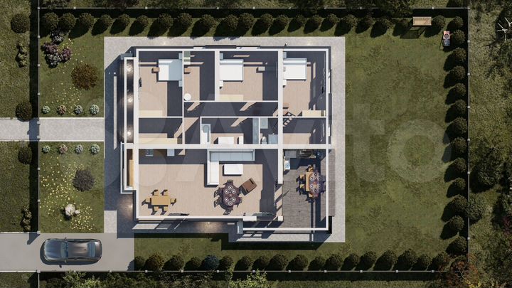 Дом 215 м² на участке 8 сот.