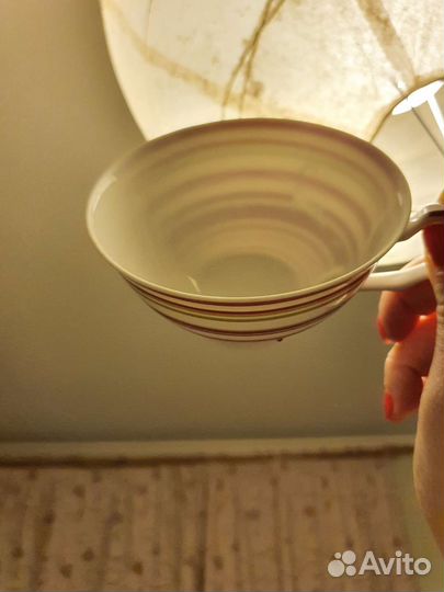 Чайный английский сервиз новый тонкий фарфор