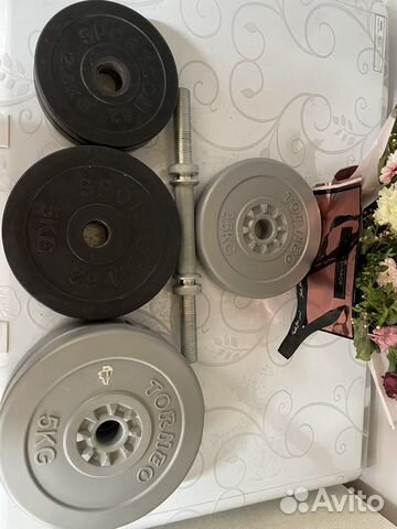 Блины, гриф гантели