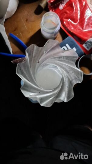 Ваза для цветов винтовая