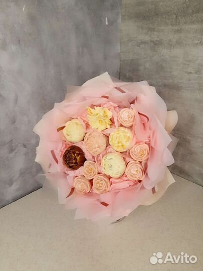 Съедобный букет из фруктов