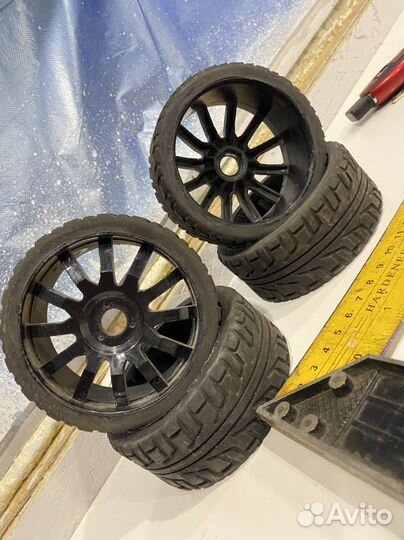 Колеса 1/8 rc drift buggy himoto trx remohobby hsp