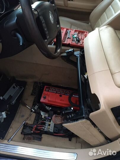 WV touareg аккумулятор автомобильный