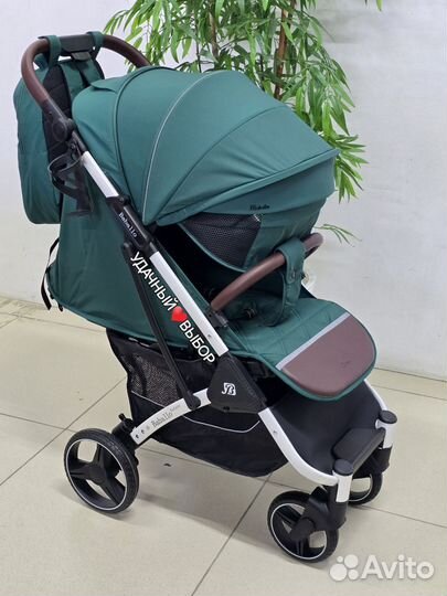 Новая коляска Baballo Future 2024 (зелёный)
