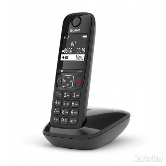 Радиотелефон dect Gigaset AS690 RUS, черный