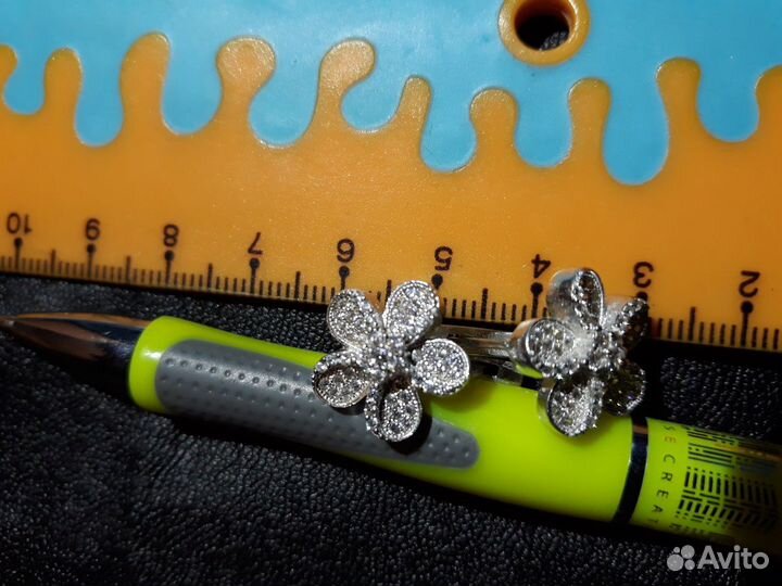 Серьги,ребрянные, 925 пробы