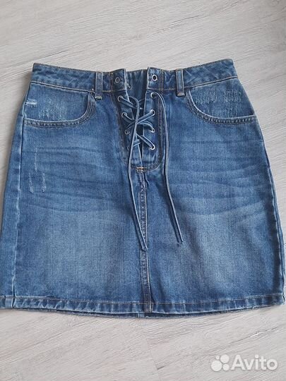 Юбка джинсовая