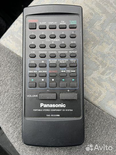 Пульт ду Panasonic RAK-RX309WM