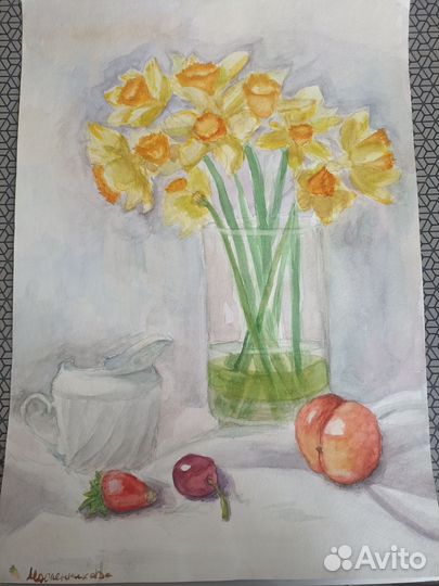 Картины акварелью на заказ