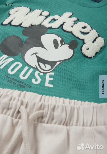 Костюм с Микки С&А 74,80