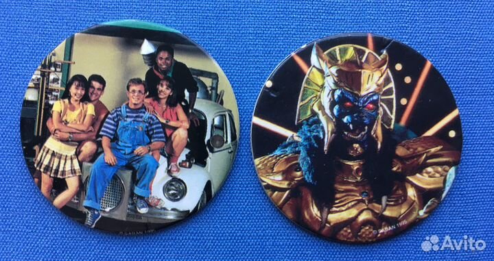 Фишки кэпсы Power Rangers