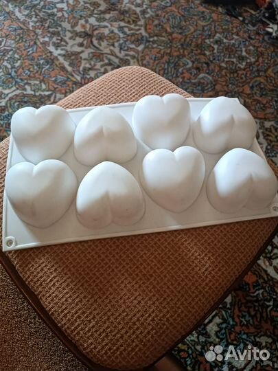 Силиконовые форма Сердечки