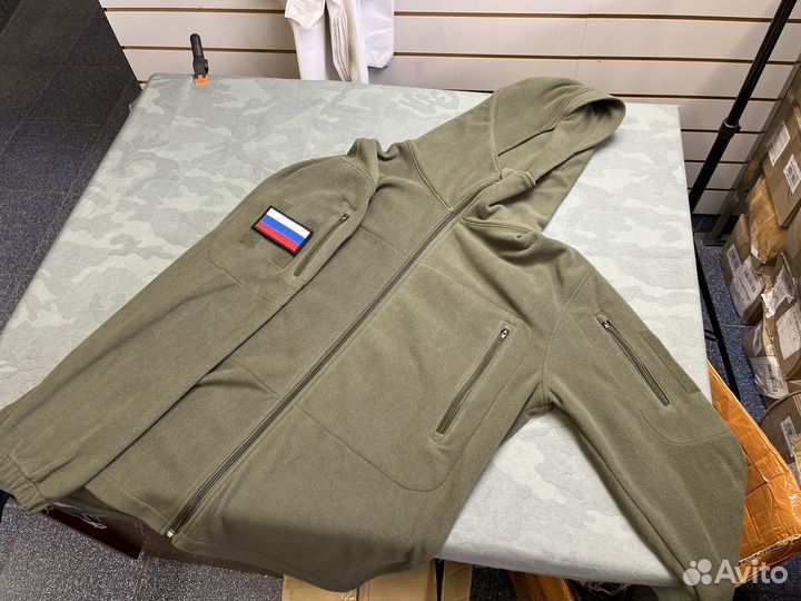 Куртка тактическая флисовая хаки