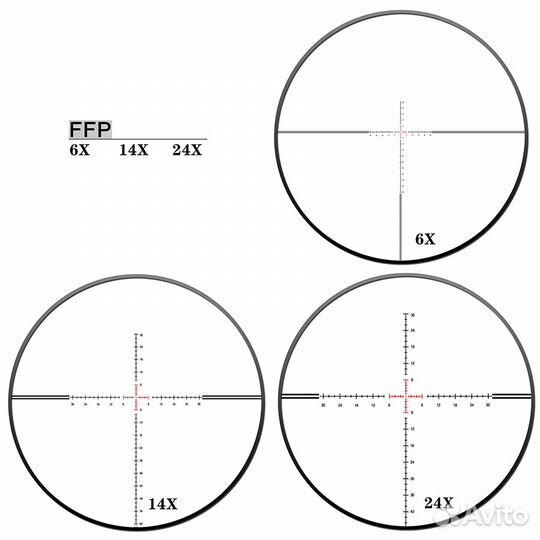 Оптический Прицел загонник discovery HS 6-24X44SF