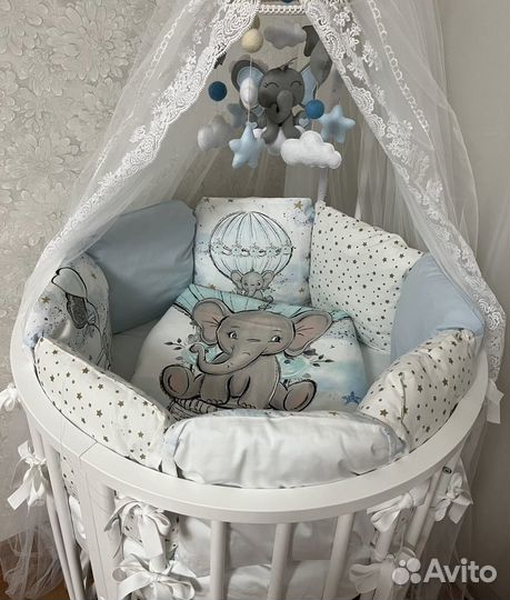 Бортики в кроватку