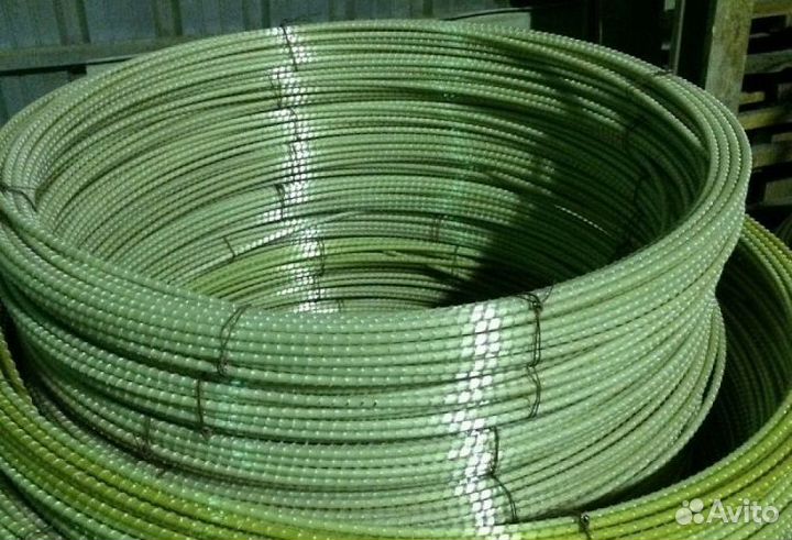 Композитная арматура 12мм, зеленая (бухта 50м)