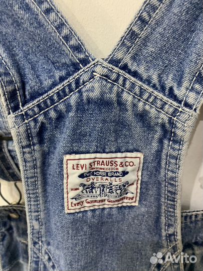 Винтажный джинсовый комбинезон Levi’s