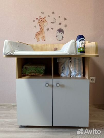 Пеленальный комод с пеленальной доской