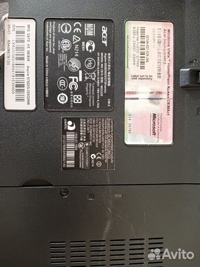 Ноутбук Asus aspire 5730 ZG 2шт