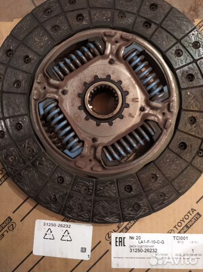 Корзина сцепления на тойоту хайс и диск сцепление