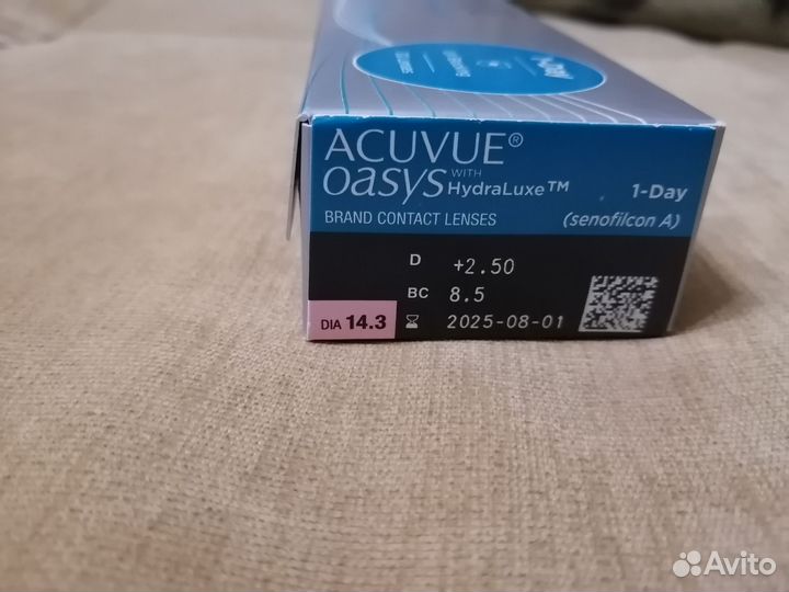 Линзы контактные acuvue oasys