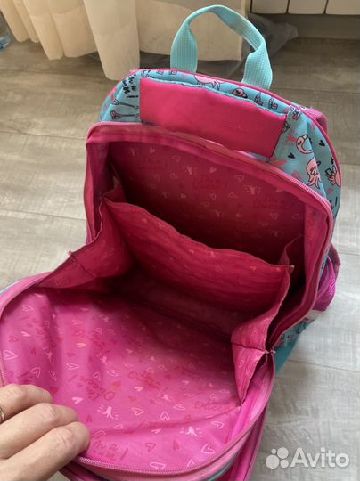 Портфель рюкзак школьный для девочки
