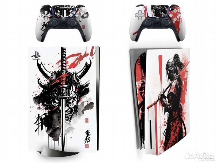 Виниловые наклейки на PlayStation 5