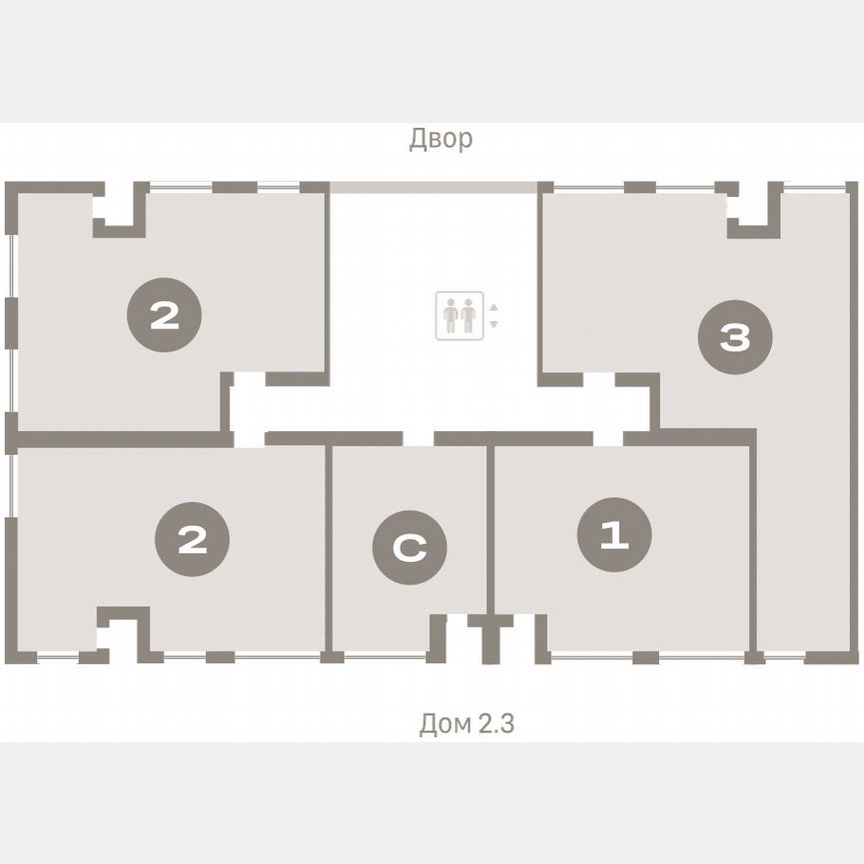 1-к. квартира, 57,7 м², 4/16 эт.