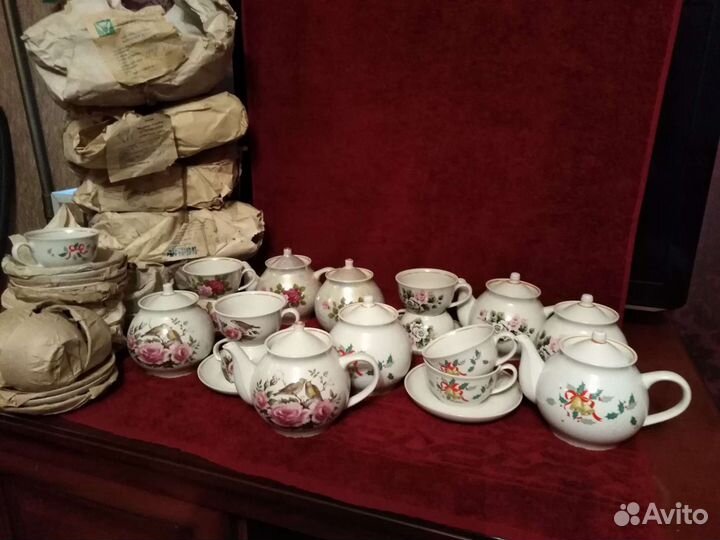 Сервиз чайный Песочное (новый)