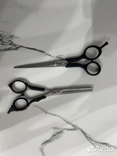 Ножницы для стрижки волос, филировочные бритвы