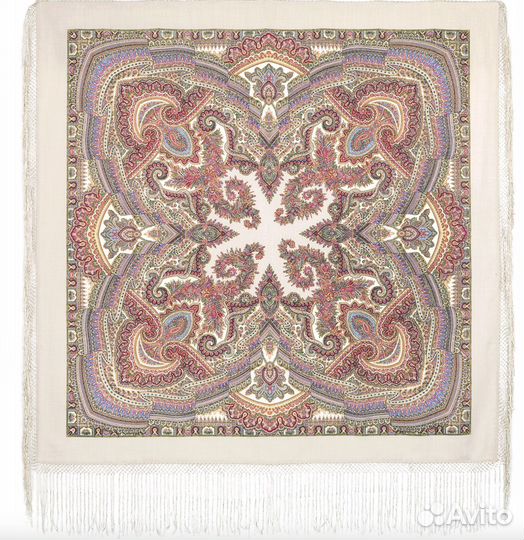 Платок шерстяной Павловский Посад. Волшебный узор