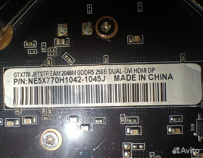 Видеокарта gtx 770 2gb
