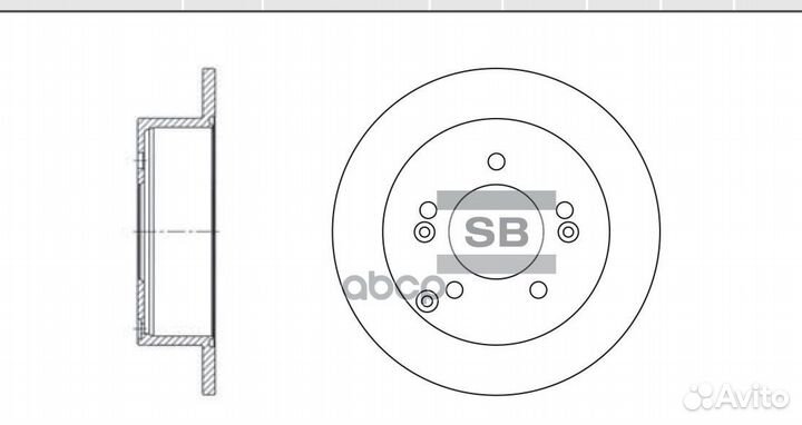 Диск тормозной hyundai sonata (NF) /tucson 04/KIA
