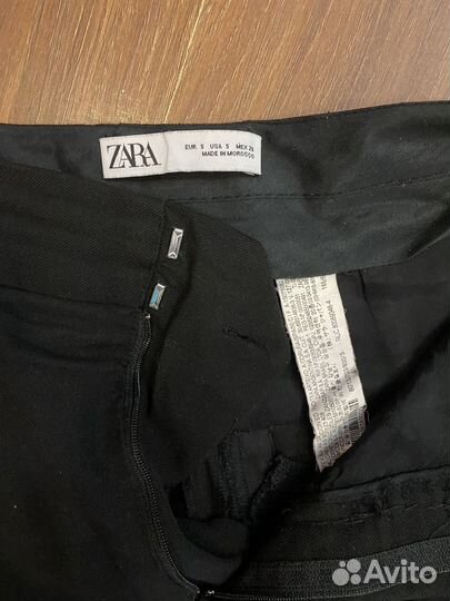 Брюки zara черные