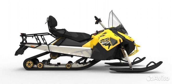 Снегоход stels витязь SA 800 желтый