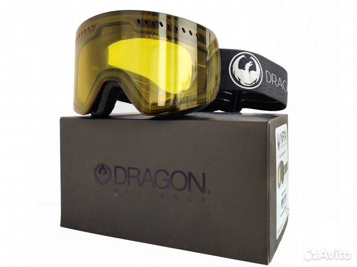 Маска Dragon NFXs Echo Фотохромная линза Yellow