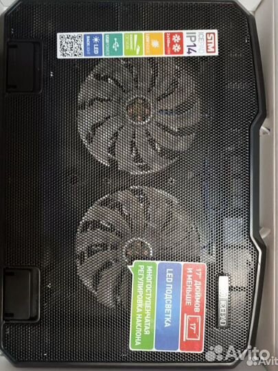 Подставка охлаждение для ноутбука с подсветкой