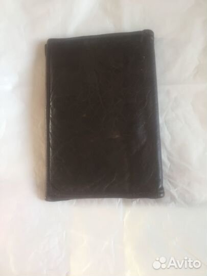 Винтажное портмоне из натуральной кожи