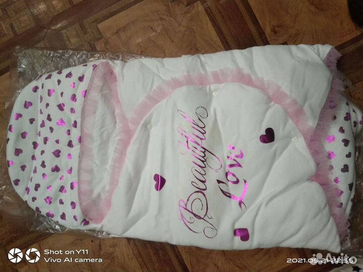 Детские конверты на выписку с роддома