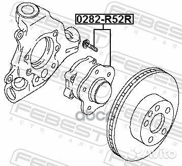 Ступица задняя Infiniti QX60 13 0282R52R Febest