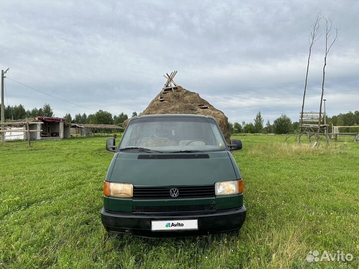 Volkswagen Transporter 2.4 МТ, 1992, 537 000 км